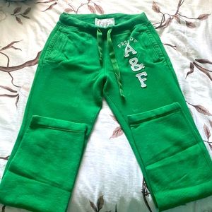 Mens Extra Small Sweatpants Green